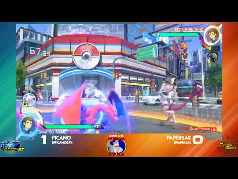 Picano (Charizard) vs PaperSak (Mewtwo) - Pokken at LWG - New Mains 1-30-18