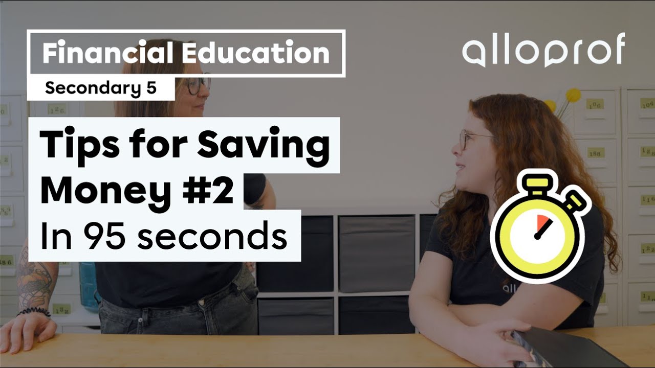 Tips for Saving Money #2, in 95 Seconds 