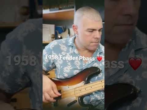 Show case two iconic vintage fender today : 1954 & 1958 Pbass ❤️🔥🎸