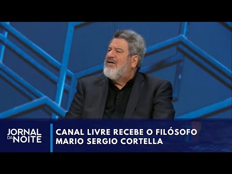 Canal Livre recebe o filósofo Mario Sergio Cortella | Jornal da Noite