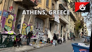 LIVING IN ILLEGAL SQUAT HOUSING | ATHENS 🇬🇷