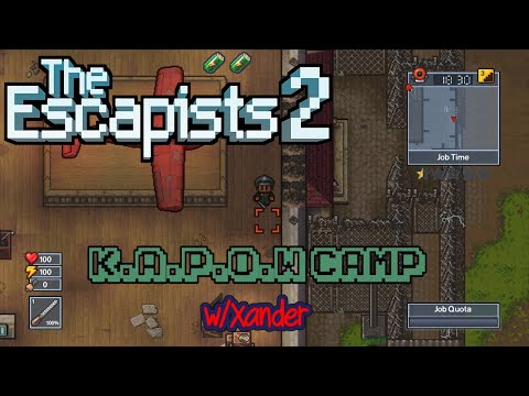 The Escapists 2 Multiplayer | K.A.P.O.W Camp w/Xander | GLIDING TO VICTORY!