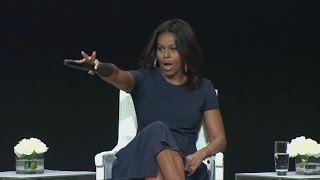 Michelle Obama gives advice to girls