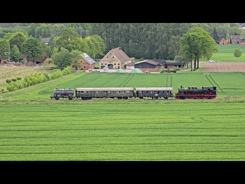 Teuto Express: Dampflok 78468 bei Bad Iburg 