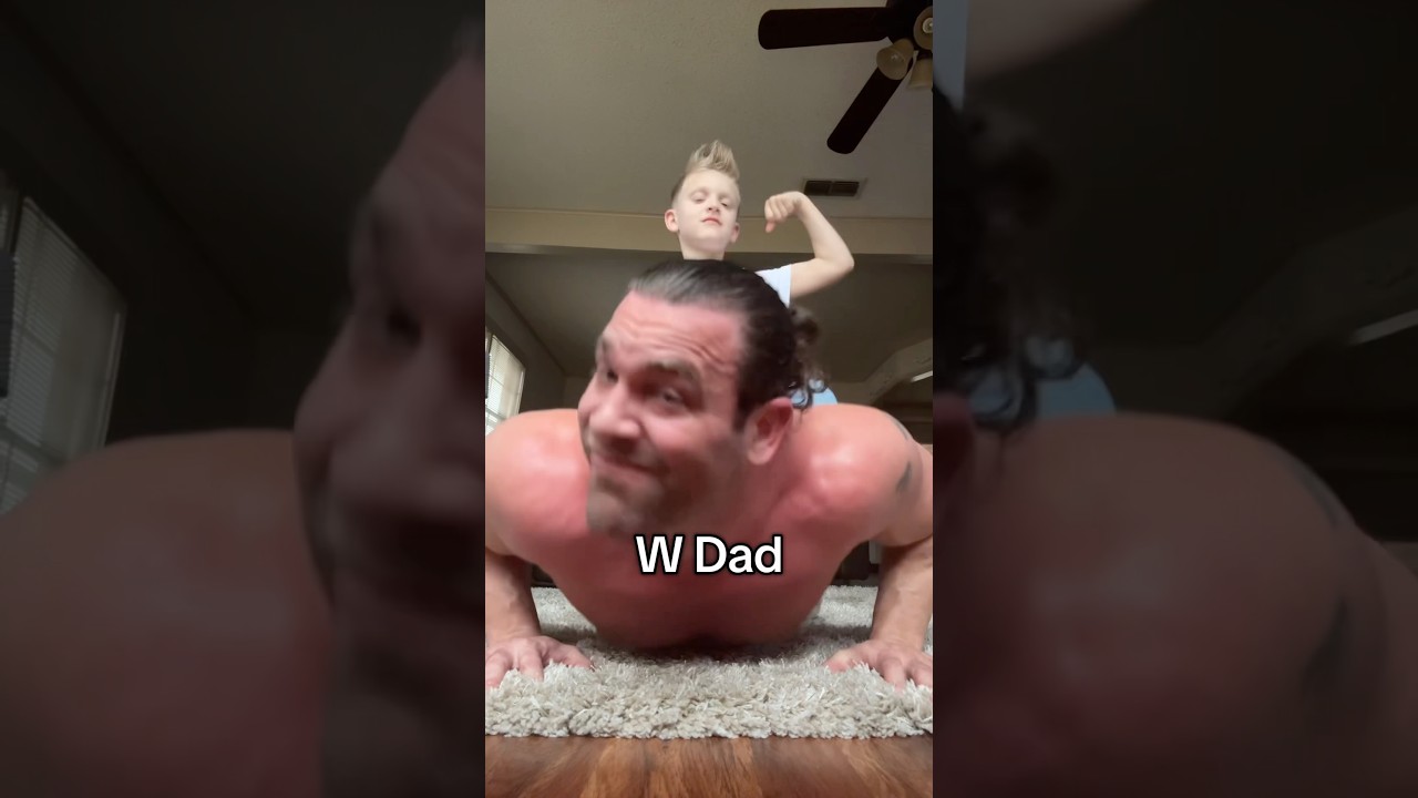 W Dads are strong 💪🏼🗿 #dad #dads #gigachad