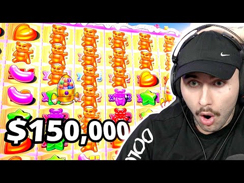 WE HIT AN INSANE CLUSTER ON MASSIVE BETS SUGAR RUSH 1000!!! (BONUS BUYS)