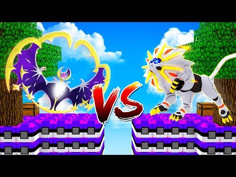 ULTRA SOLGALEO vs ULTRA LUNALA - ILHA LUCKY PIXELMON MINECRAFT