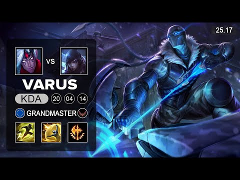 Varus vs Aphelios ADC - EUW Challenger - Patch 25.17 Season 15
