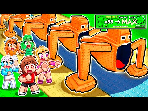 Unlocking 99x MAX LUCK In Steal a Fish With MY CRAZY FAN GIRLS...