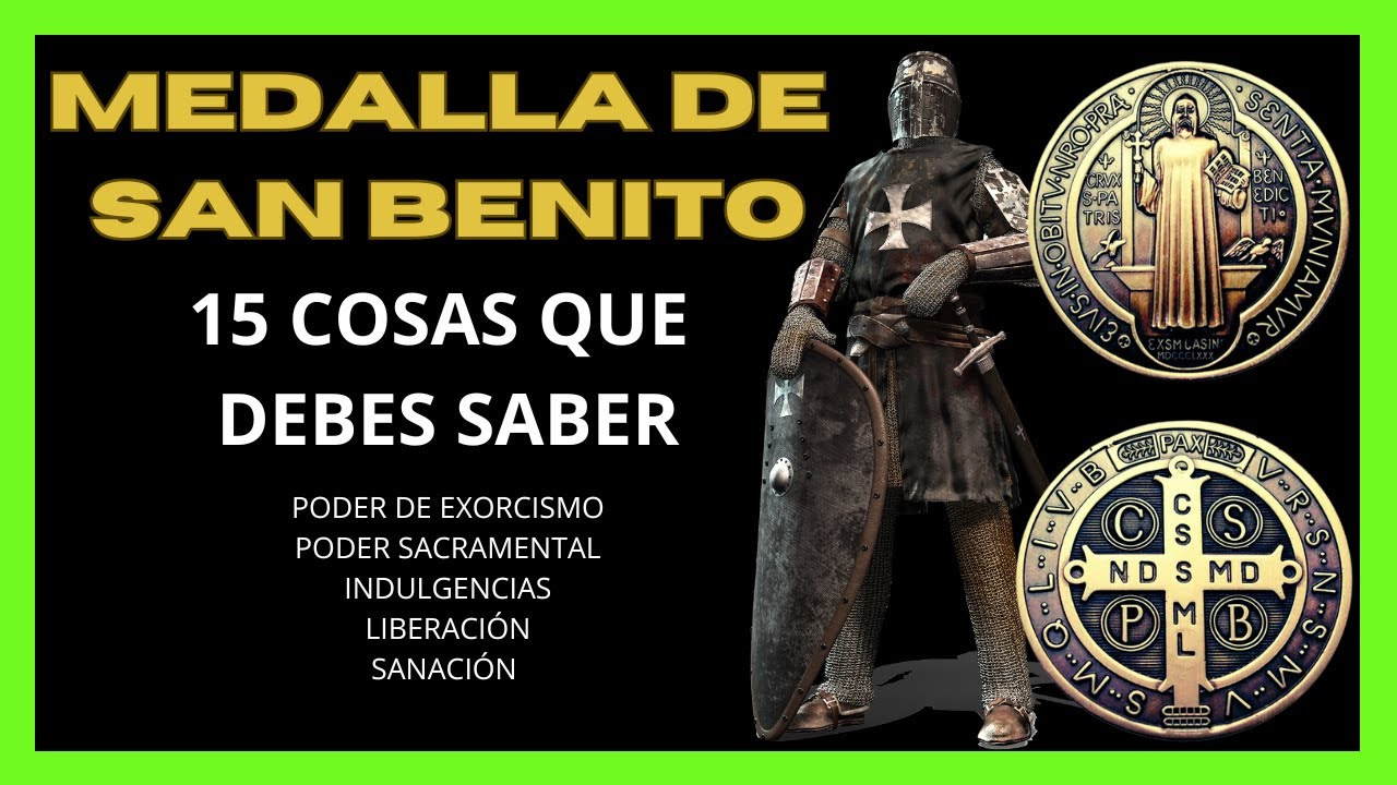 CONOCE TODO EL PODER DE LA MEDALLA DE SAN BENITO ( SANACION lIBERACION PROTECCION CONTRA TODO MAL)