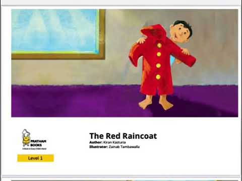 THE RED RAINCOAT-READ ALOUD STORY BOOK|LEVEL 1 READING |RAINY SEASON