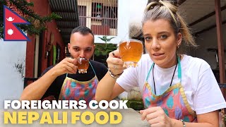 First Time Cooking Nepali Food | Foreigner vs Momo Challenge