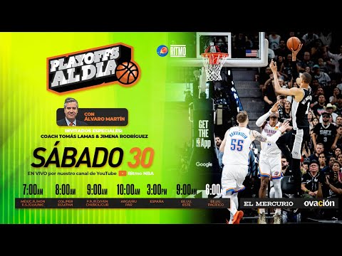 PLAYOFFS AL DÍA #43 🏀 | ÁLVARO MARTÍN CON COACH TOMÁS LAMAS Y JIME RODRÍGUEZ | SÁB 30.MAY.26
