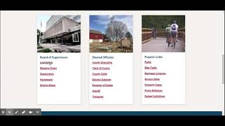 How to use Dane County’s Legislative Information Center –  Accessing from County Home Page