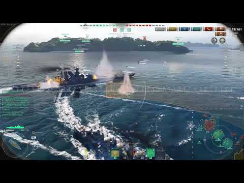 Shimakaze 6 Kills, 224k Dmg, HC, Conf, Dev Strike | World of Warships Replay