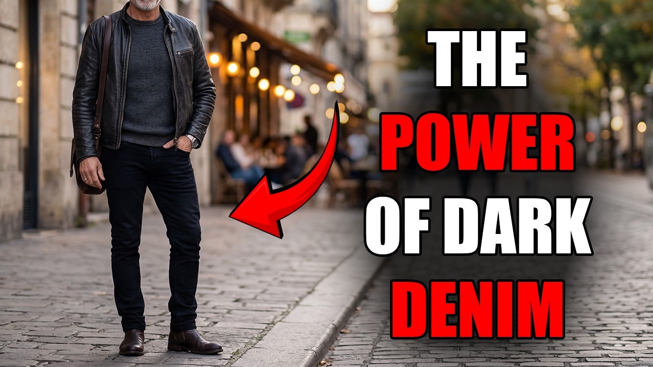 Dark Denim: The Raw Architecture for Men Over 50