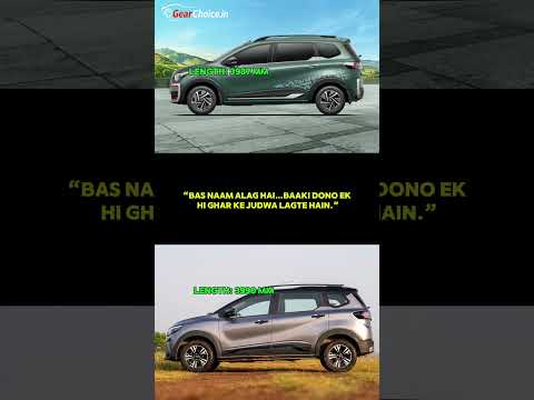 Nissan Gravite vs Renault Triber 😅 Same Car Different Logo