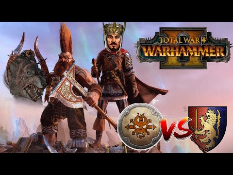 GOTREK, WOLF HUNTER - Bretonnia vs Norsca | Total War Warhammer 2