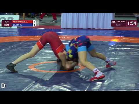 Qual. WW - 36 kg: V. KHAIDAROVA (RUS) v. N. BAJAN (ROM)