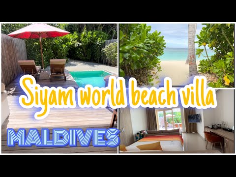 Beach Villa Tour Maldives ( Siyam World Resort )