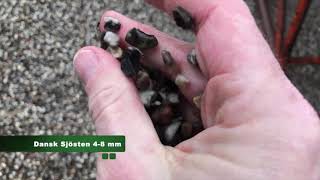 sjösten i olika fraktioner