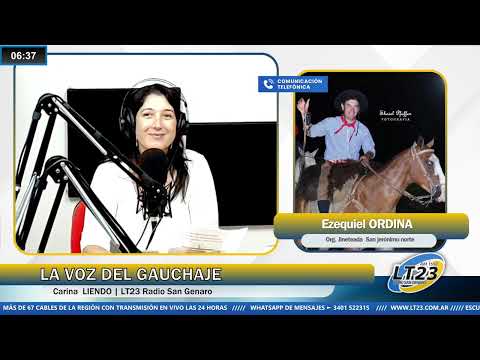 Entrevista a Ezequiel Ordina Organizador de la Jineteada en San jerónimo norte | La Voz Del Gauchaje