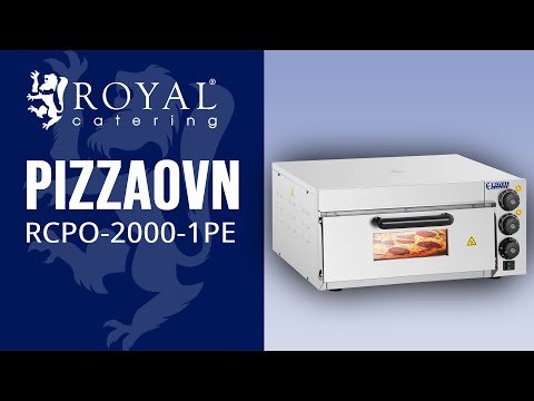 video - B-varer Pizzaovn - 1 kammer - 2.000 Watt