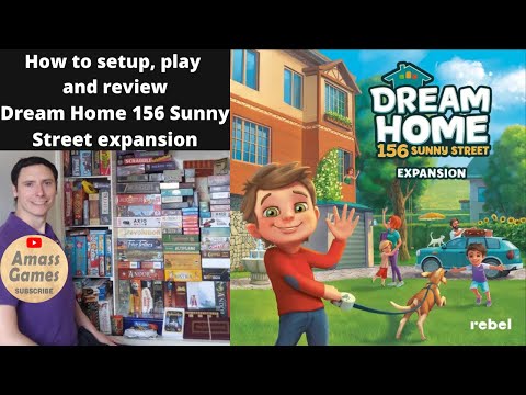 How to setup, play and review Dream Home expansion by * AmassGames *