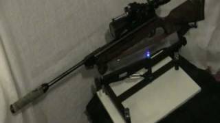 preview picture of video 'HW80k custom 22cal hunting air rifle'