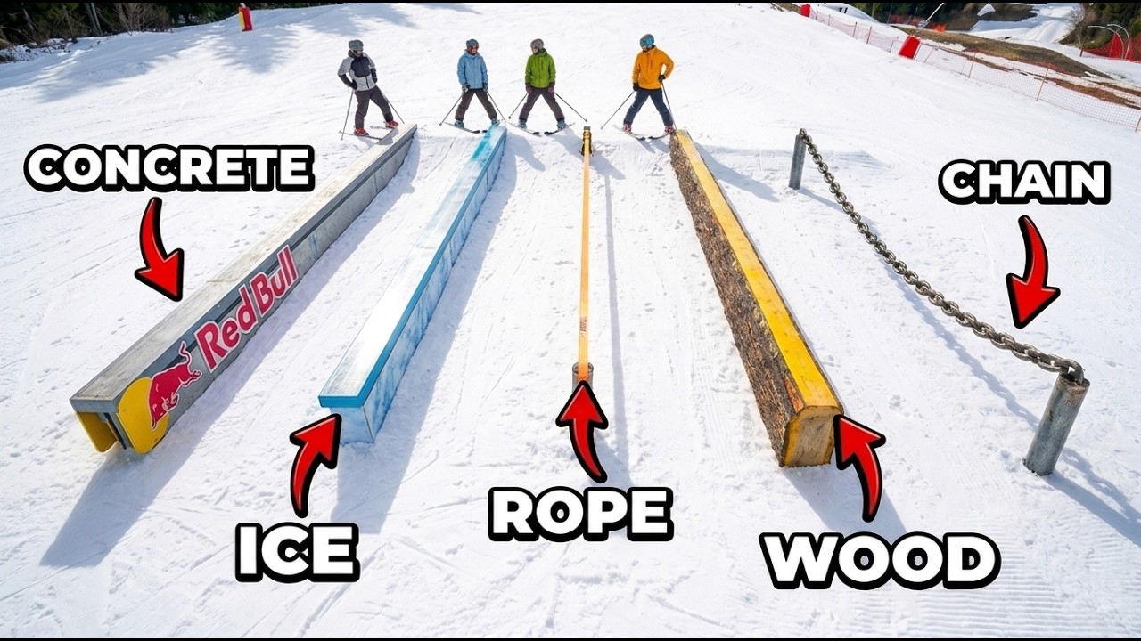 We Tried Skiing's Weirdest Rails