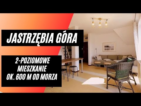 Jastrzębia Góra - słoneczny 2-poziomowy apartament ok. 600 m od morza
