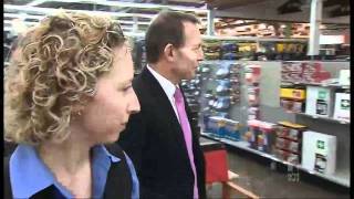 "Good morning sir, how are you?" 
"Dickhead."