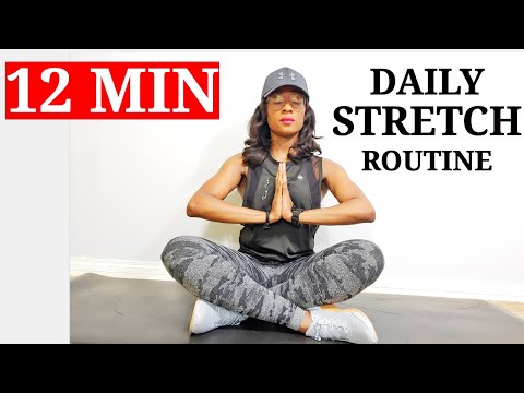 12 min DAILY STRETCH ROUTINE (Full Body Stretch for Flexibility & Mobility)|Adaure Osuala