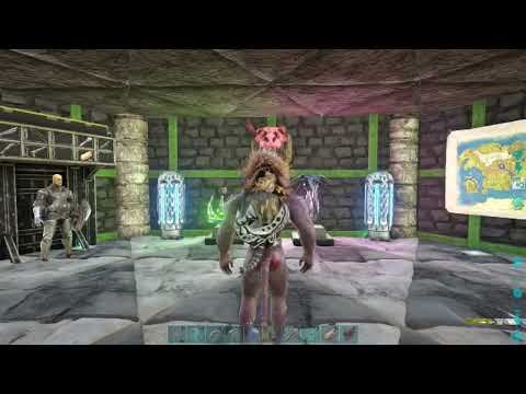 Ark. TRAJE DE MONO!!! Lost island, trofeos. BOSS AlPha. Dinopithecus KING.