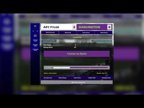 AFC Fylde 4-1 Darlington - Vanarama National League North - 2016/17