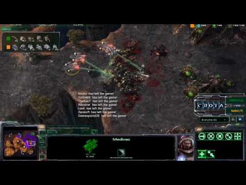 StarCraft 2 - 153 Dimaga vs Satiini ZvT on Blistering Sands Part 2