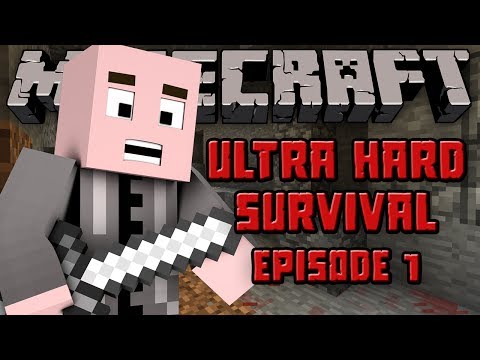 StrauberryJam - Minecraft: Ultra Hard Survival (UHC Modpack) - Episode 1 - ULTRA HARDCORE SURVIVAL!