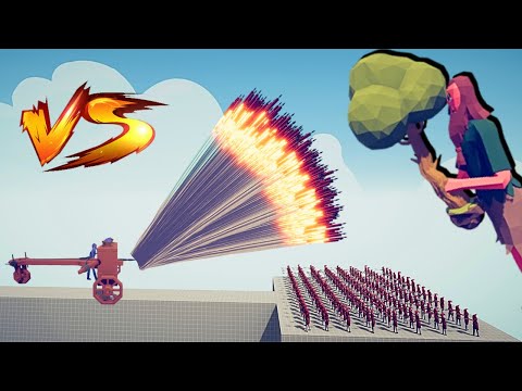 TREE GIANT ARMY vs EVERY GOD - Totally Accurate Battle Simulator TABS