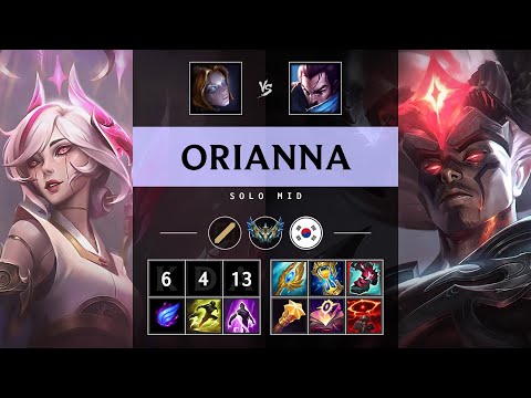 Orianna Mid vs Yasuo - KR Challenger Patch 25.16