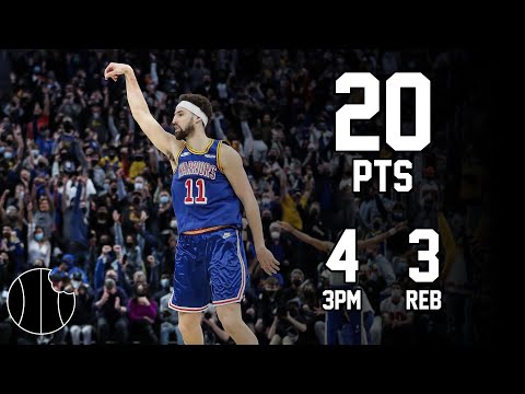 Klay Thompson Highlights | Warriors vs. Knicks | 18th Nov 2022