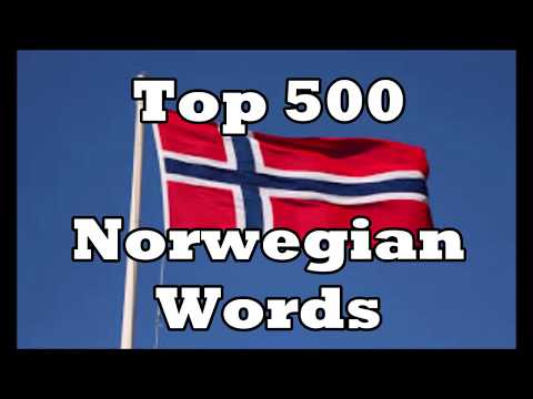 Top 500 Norwegian words - Audio Flashcards