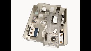 Dwell 2nd Street luxury Apartments - 1BR (Silver 1)