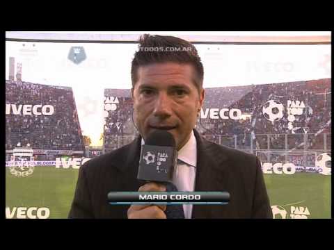 Mario Cordo. San Lorenzo 0 - Estudiantes 0. Fecha 18. Torneo Inicial 2013. Fútbol Para Todos