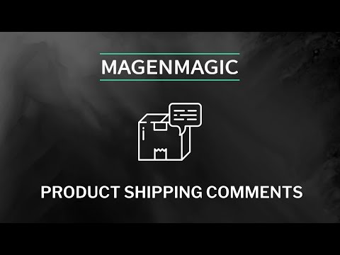 Product Shipping Comments Extension for Magento 2