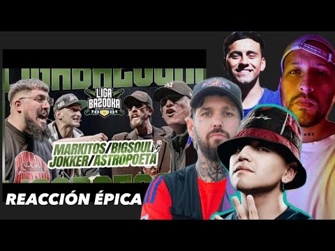 RACSO, PEPE FLAMA… 🇨🇱 Reaccionan a MARKITOS Y BIGSOUL VS JOKKER Y ASTROPOETA - LIGA BAZOOKA 2025