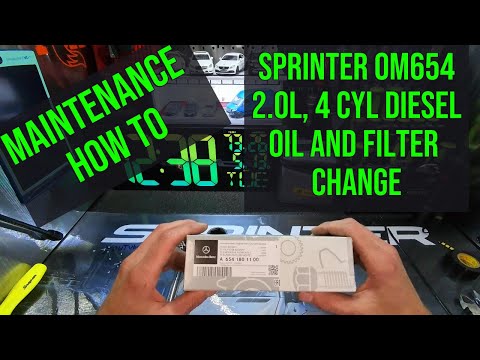 Sprinter 2.0L 4 cyl Oil and Filter change (OM654)