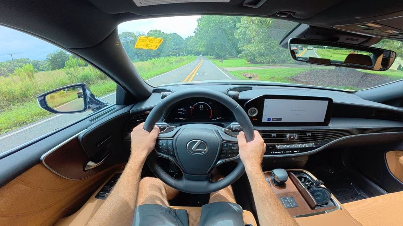 2025 Lexus LS500: POV Walkaround, Drive and ASMR