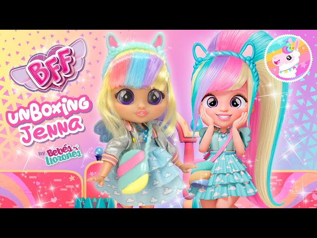 Vídeo relacionado con BFF BY BEBÉS LLORONES Jenna | Muñeca fashion Coleccionable con Pelo largo, Ropa de tela y 9 Accesorios - Juguete regalo para niños +5 Años