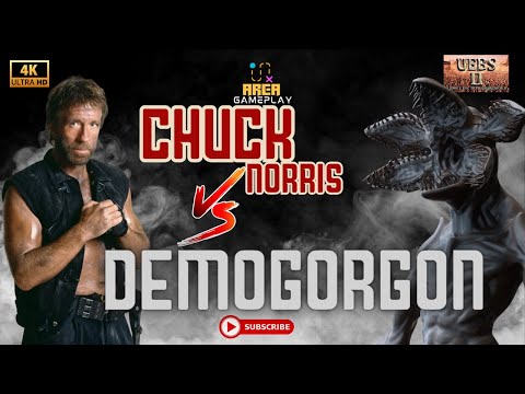 EPIC WAR CHUCK NORRIS VS 100K DEMOGORGON STRANGER THINGS #uebs2 #chucknorris #epicwar #gameplay