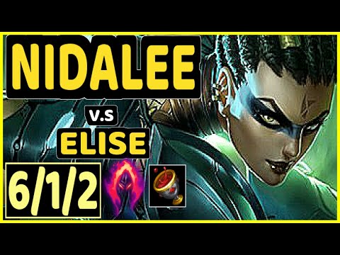 CINKROF (NIDALEE) vs ELISE - 6/1/2 KDA JUNGLE GAMEPLAY - EUW Ranked GRANDMASTER